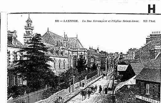 Ville de LANNION Carte postale ancienne